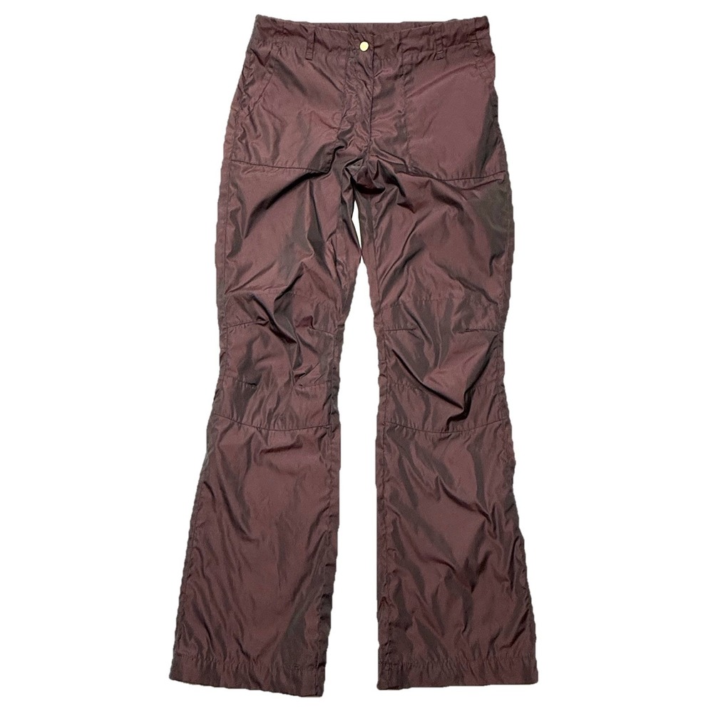 Postcard Ski Snowboard Pants Purple Designer Size 10 FLAWS Winter‎ Iridescent